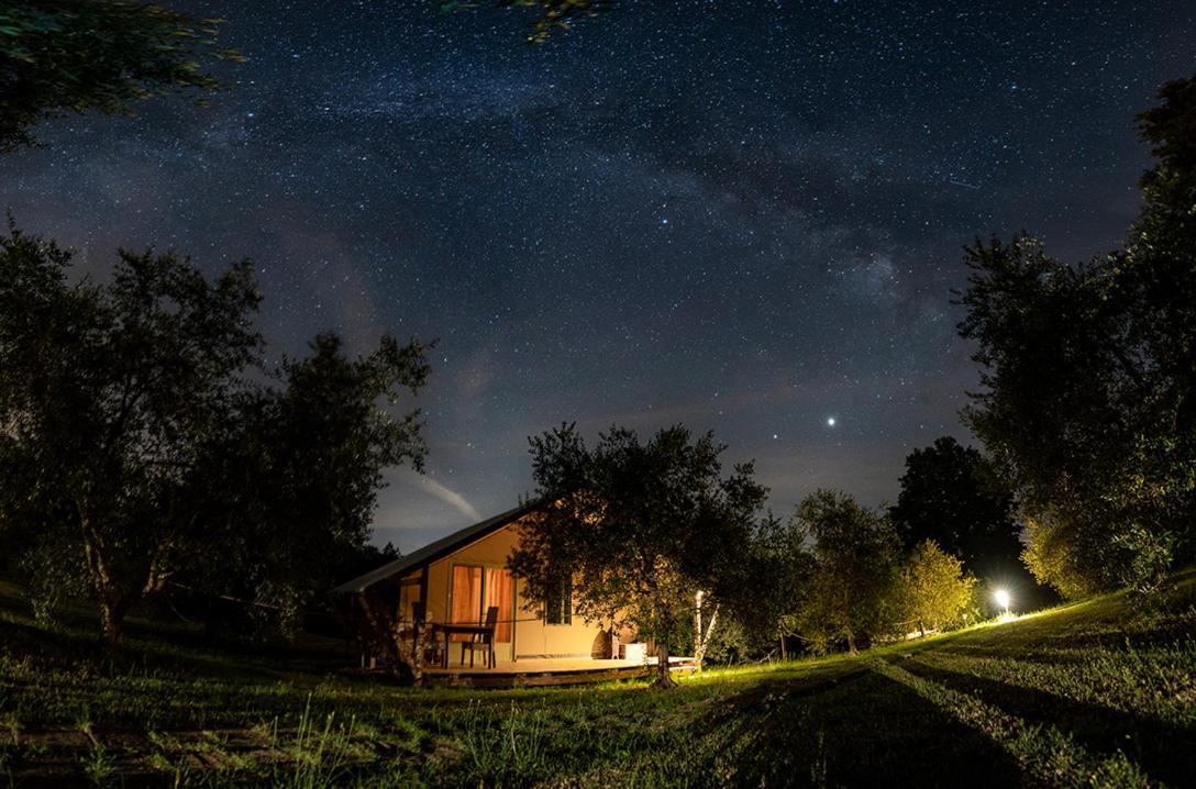 Glamping In Toscana, Luxury Tents In Agriturismo Biologico 소르나노 외부 사진